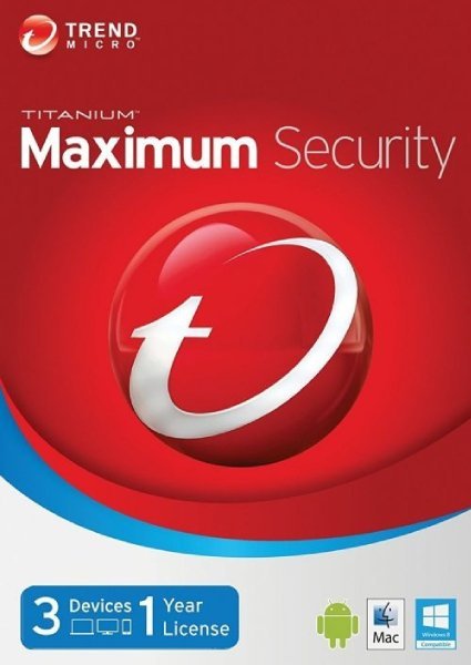 Trend Micro Maximum Security 3 Devices 1 Year